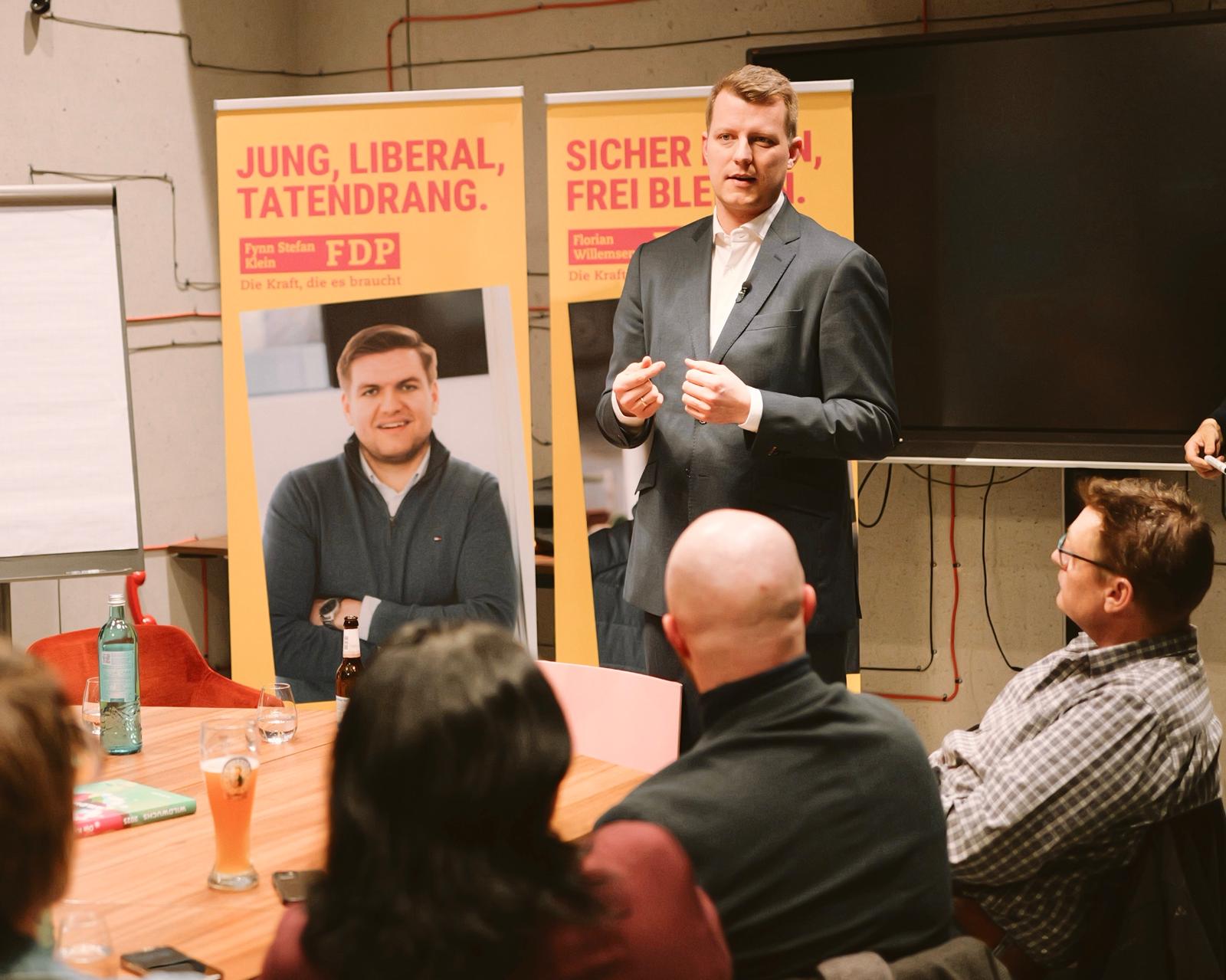 Henning Höne im Landtagswahlkampf RLP