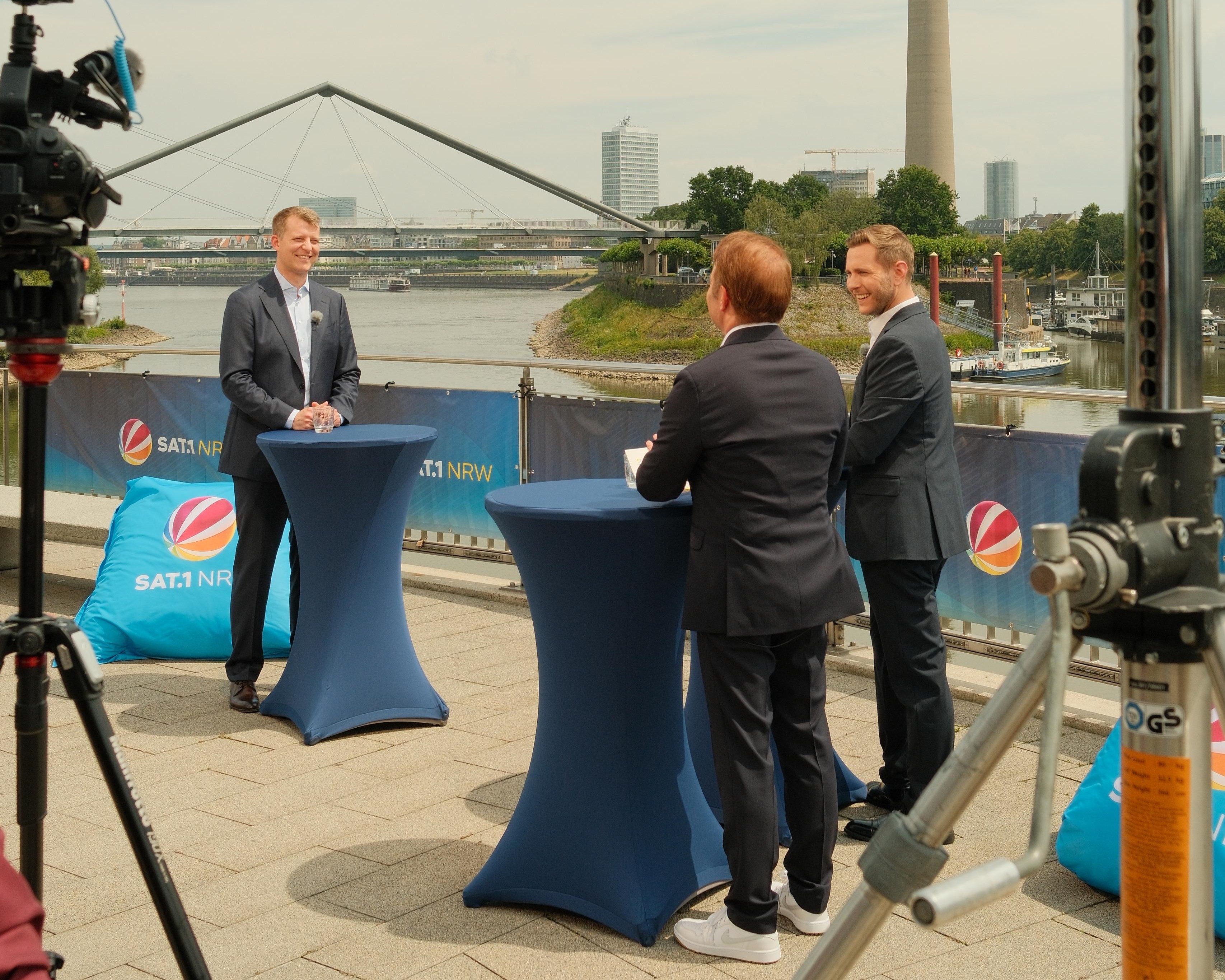 Henning Höne im Sommerinterview von Sat.1 NRW